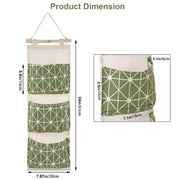 Hanging Closet & Door Organizer Pouch - Multi-angle profile view