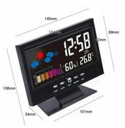 LED Digital Alarm Clock with Snooze, Calendar, - Dimensions and specification details
