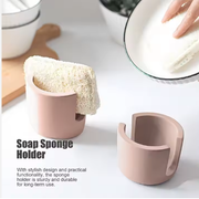 Diatom Mud Sponge Rack Sink Caddy for Kitchen & - Close-up material and construction