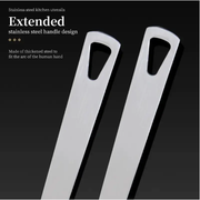 Heat-Resistant Stainless Steel Cooking Utensil Set - Included accessories and packaging