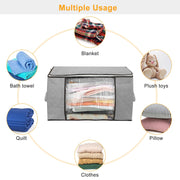Heavy-Duty 90L Clothes & Bedding Storage Bags - Included accessories and packaging