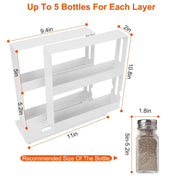 Swivel Cabinet Spice Organizer Revolving Kitchen Rack (Lazy Susan)