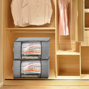 Heavy-Duty 90L Clothes & Bedding Storage Bags (2-Pack)