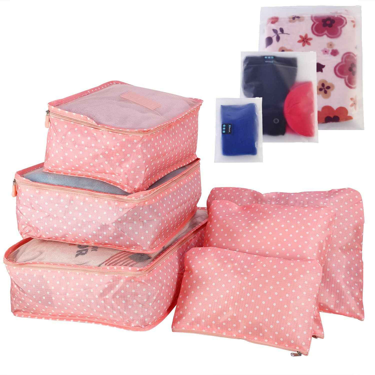 Water-Resistant Travel Luggage Packing Cubes (9-Piece Set)