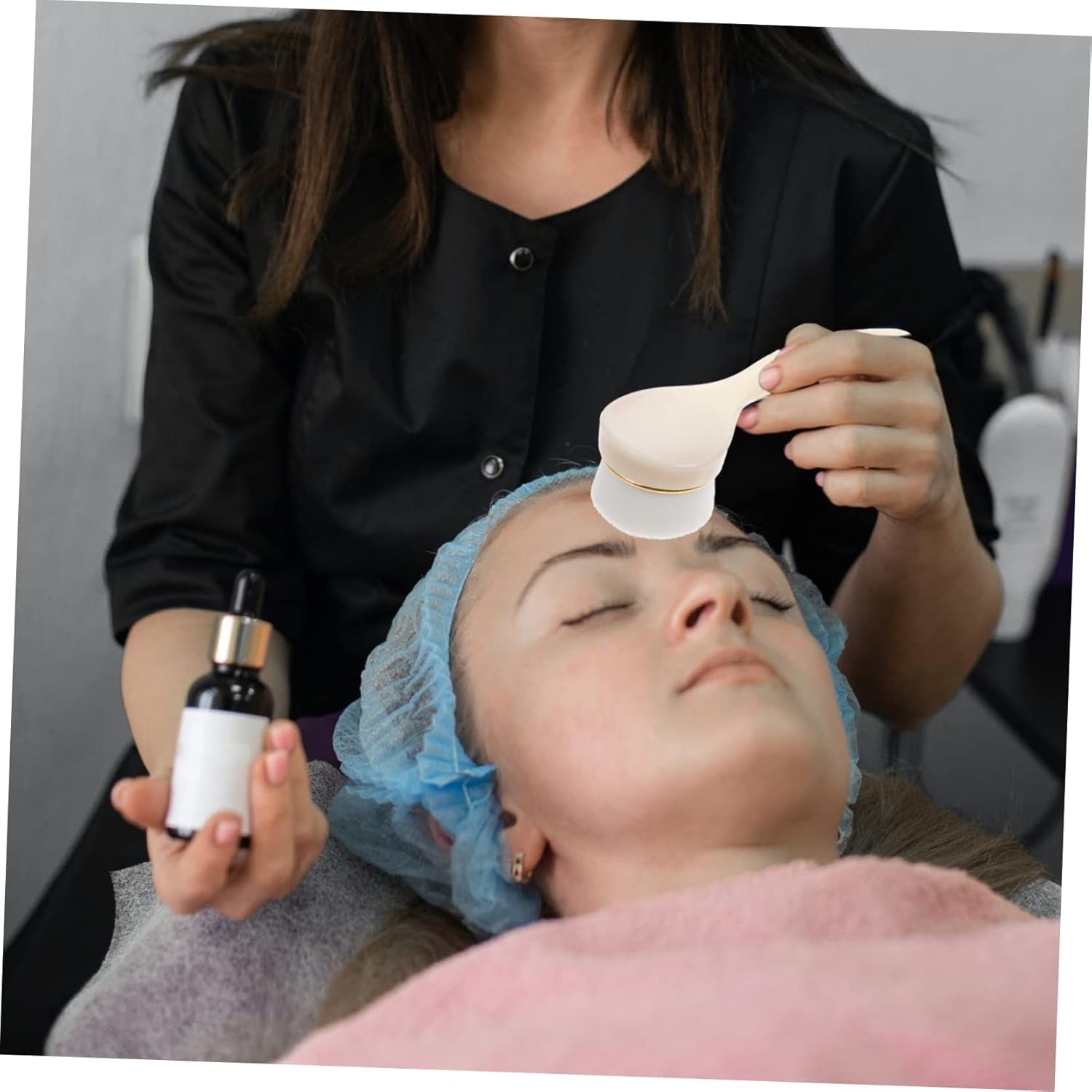 Facial Washing Brush Women Face Cleansing Tool Gentle Massage Exfoliating For