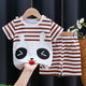 Kids Clothes Set Baby Boy/Girl T-Shirt + Shorts Summer Clothing Cotton Cartoon Casual Boys Tracksuit Children Baby Clothes Set