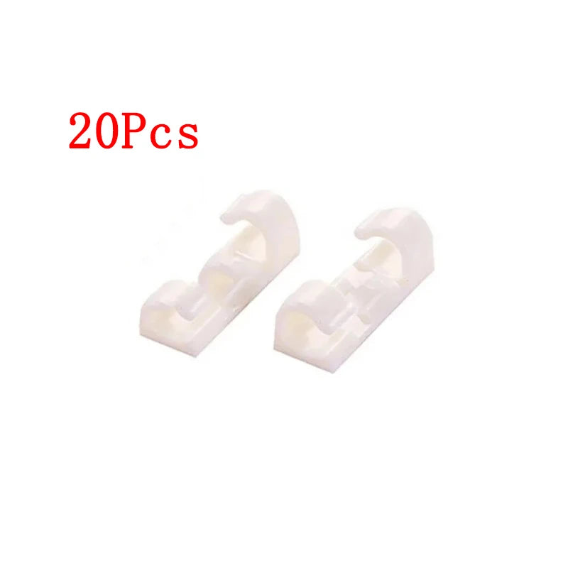 Cable Organizer Clips Cable Management Desktop Workstation ABS Wire Manager Cord Holder USB Charging Data Line Bobbin Winder