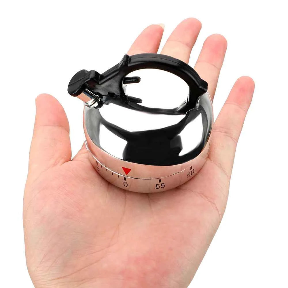 Kitchen Tool Gadgets Cooking Reminders Tools 60 Minutes Kitchen Timer Mechanical Timer Countdown Alarm Reminder Kettle Shape