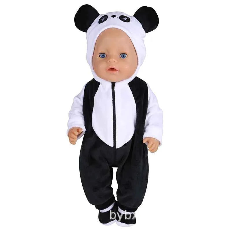 Toy Accessories Fit 18 inch 43cm Doll Clothes Born Baby Animal Doll Clothes Suit For Baby Festival Gifts Our Generation Toys