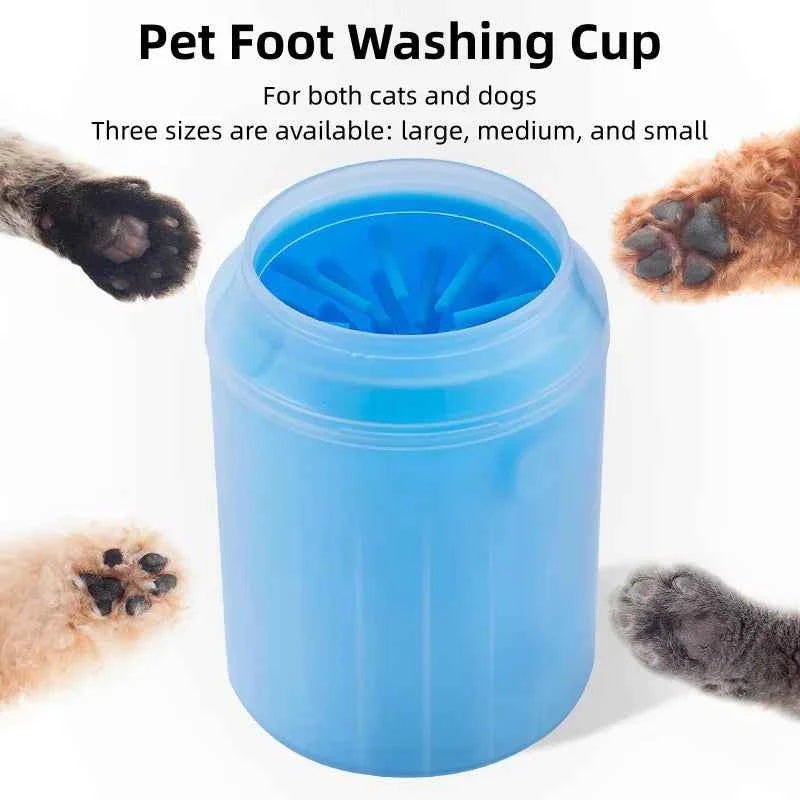 Multifunctional Pet Paw Clean Brush Lightweight Portable Foot Washer Cup Easy Rinse Dirty Paw Cleaner Outdoor Daily Dog Supplies