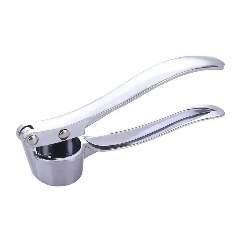 Stainless Steel Garlic Press - Anti-Slip Ergonomic
