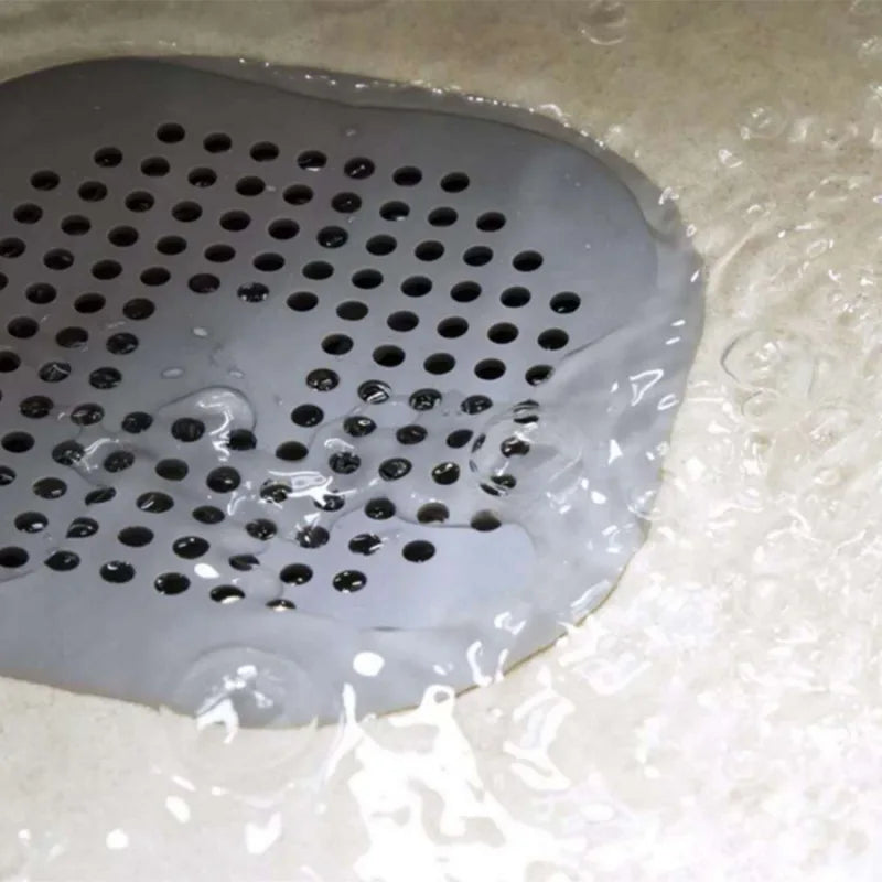 White silicone drain hair catcher – product view 2