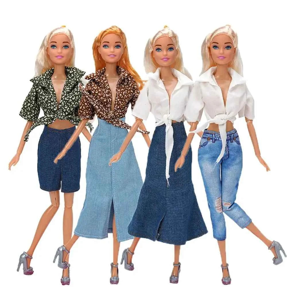 Elegant Fashion Party Clothes DIY Accessories Casual Wears Doll Princess Clothes Kids Toys for 1/6 BJD 30cm Dolls