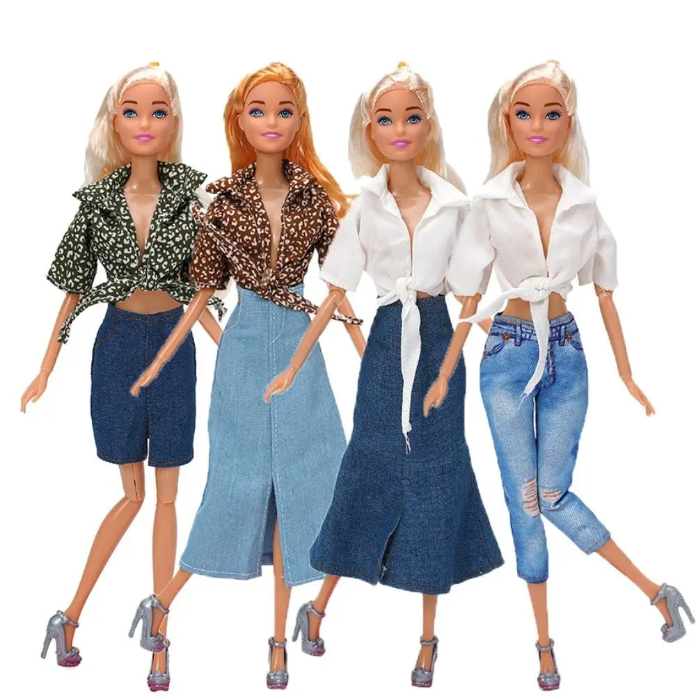 Elegant Fashion Party Clothes DIY Accessories Casual Wears Doll Princess Clothes Kids Toys for 1/6 BJD 30cm Dolls
