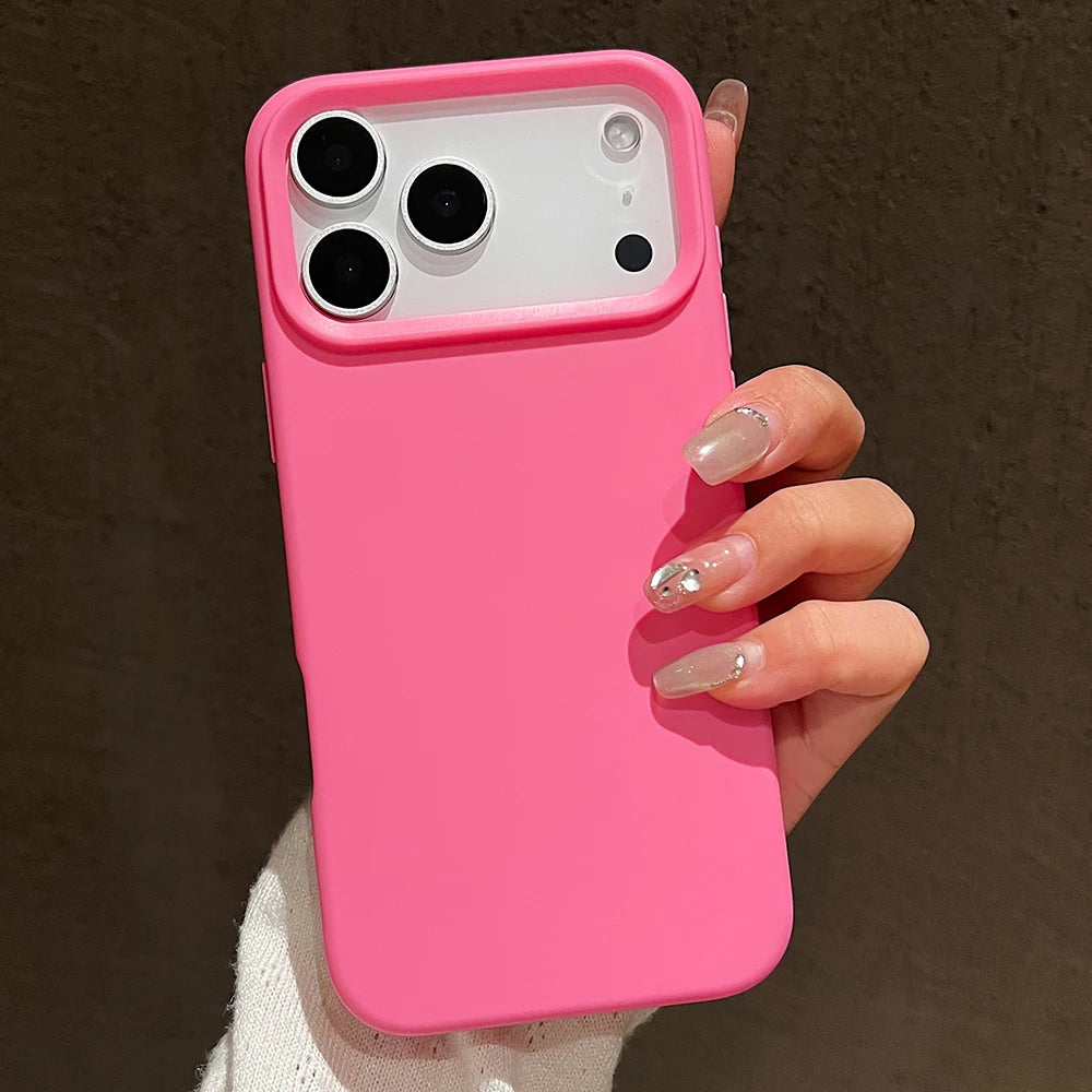 Candy Color Silicone Phone Case - Protective Bumper