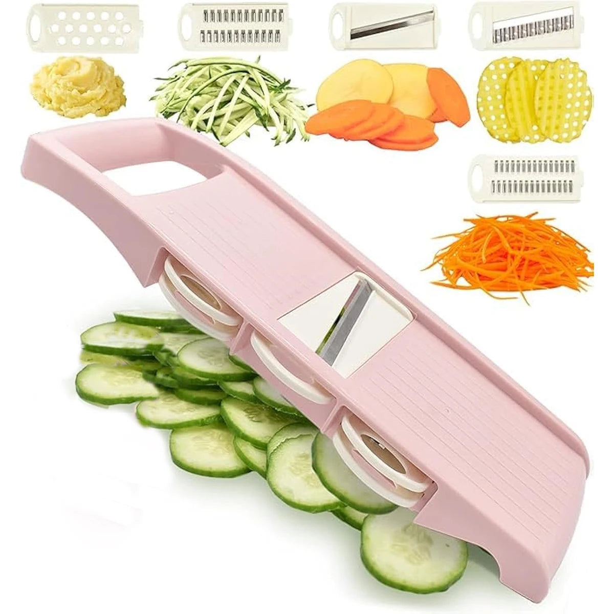 5-in-1 Mandoline Slicer - Vegetable Cutter Kitchen Tool