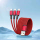 3-in-1 charging cable for compatible USB-C devices