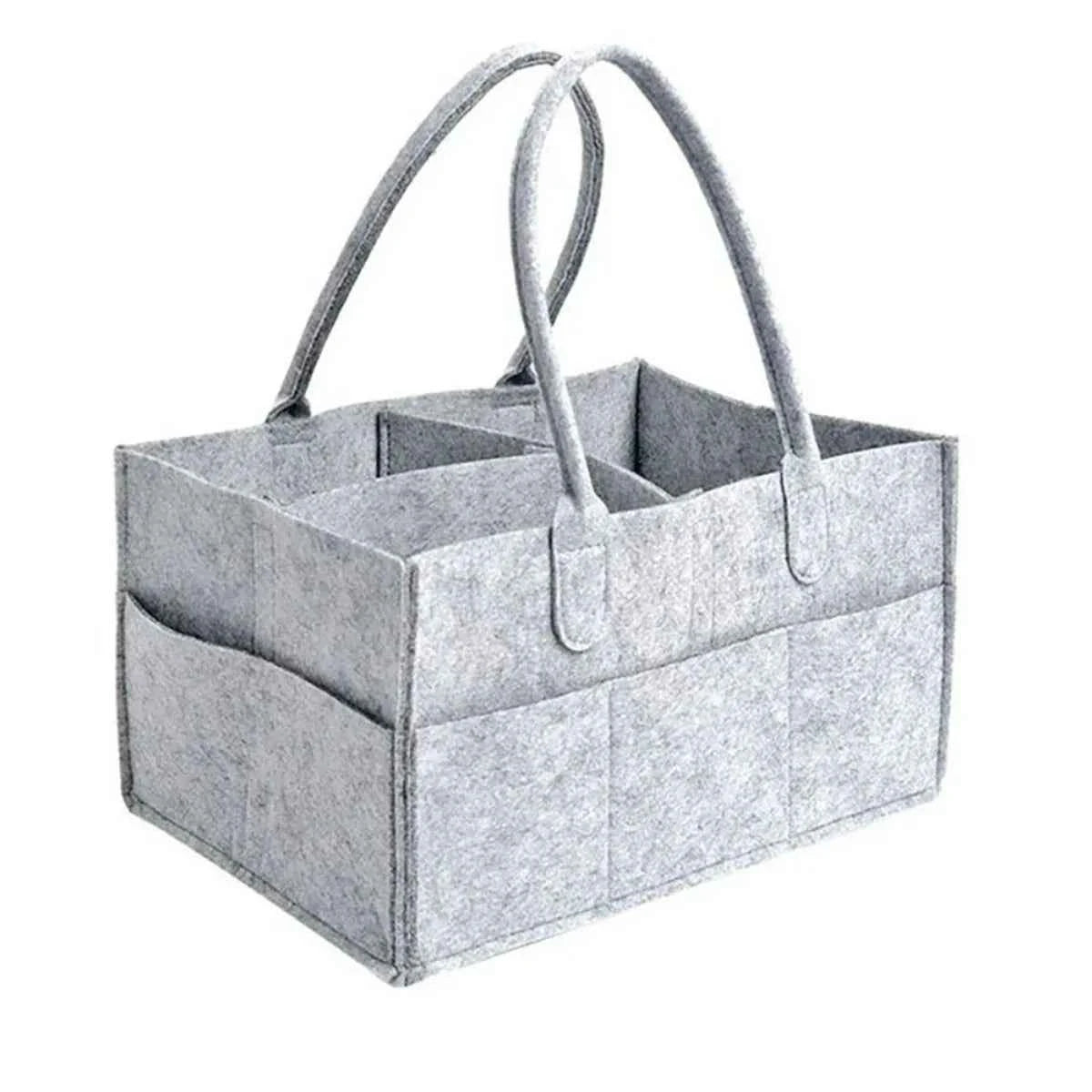 Nursery Essentials Storage Box Baby Diaper Ball Bag Organizer Portable Holder Bag Uses For Change Table And Car Baby Diaper Bag