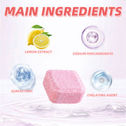 Effervescent Toilet Bowl Cleaner Deodorizing Tablets - Close-up material and construction