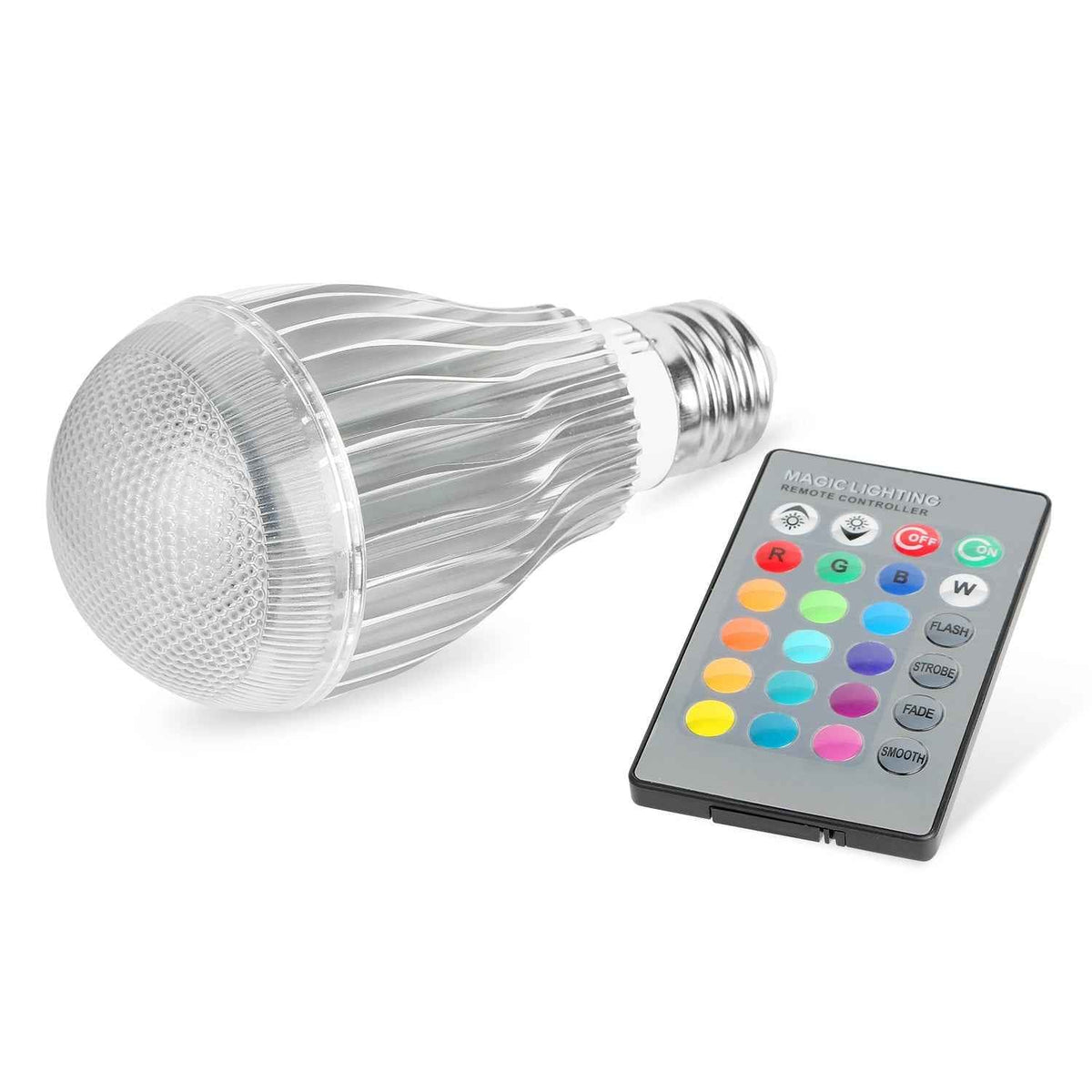 RGB 16-Color E27 LED Mood Light Bulb with Remote Control