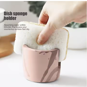 Diatom Mud Sponge Rack Sink Caddy for Kitchen & - Multi-angle profile view