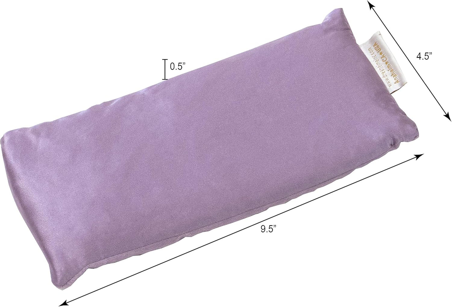 Inner Peace Eye Pillow, Aromatherapy Lavender, Wellness and Relaxation Mask, Sooth Stress and Relieve Headaches, Purple Velvet