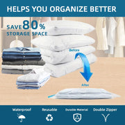 Vacuum Space-Saver Storage Compression Bags with Hand - Installation and setup perspective