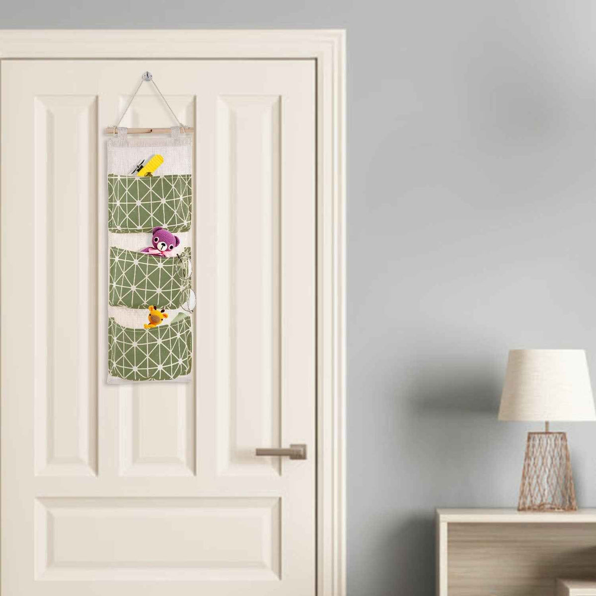 Hanging Closet & Door Organizer Pouch (3 Large Pockets)