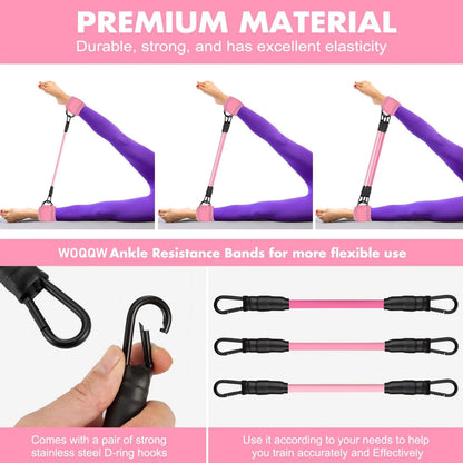 Ankle Resistance Bands for Working Out with Cuffs, Leg Butt Training Equipment Exercise Bands