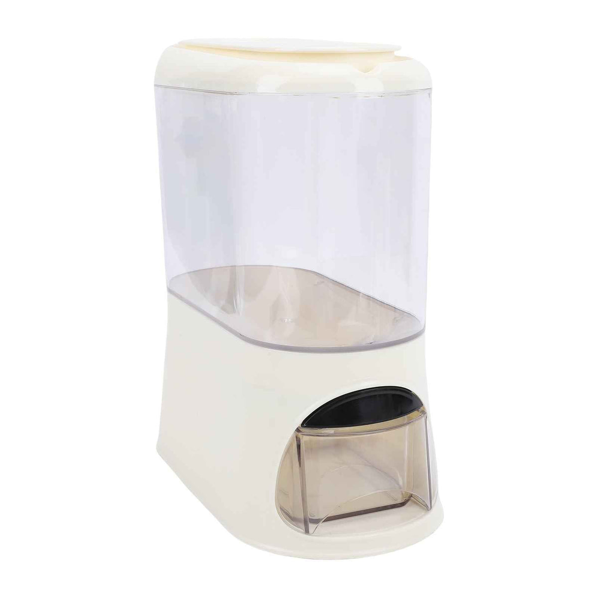 Sealed Rice & Dry Food Dispenser with Measuring Cup (Pantry Grain Storage Bin)