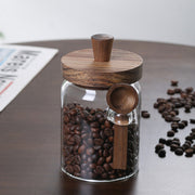 3-Piece Glass Coffee and Tea Jars with Spoons