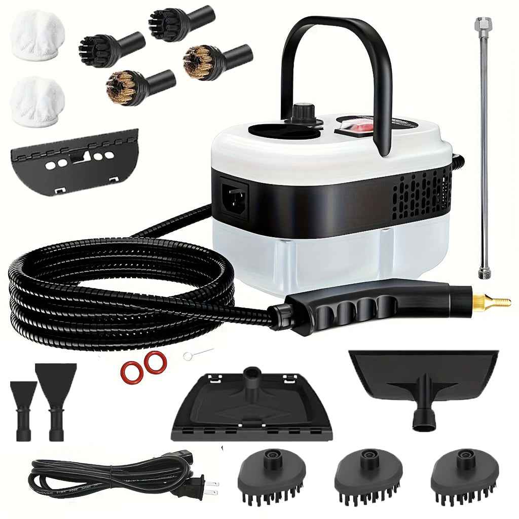 2500W Pressurized Multi-Surface Handheld Steam Cleaner with 12 Attachments