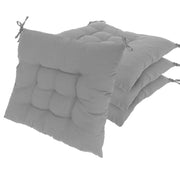 4-Pack Tie-On Square Chair Cushions