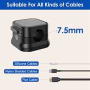 Magnetic Adhesive Cable Management Clips & Cord - Included accessories and packaging