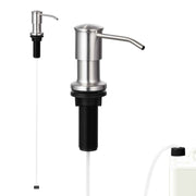 Built-In Kitchen Sink Soap Dispenser Pump with Stainless Steel Head