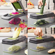 15-in-1 Multi-Blade Vegetable Chopper, Mandoline - Installation and setup perspective