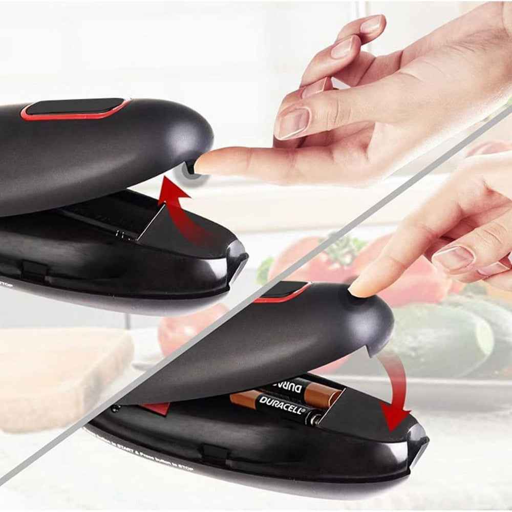 One-Touch Automatic Electric Can Opener & Smooth Edge Jar Opener