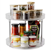 2-Tier 360-Degree Rotating Lazy Susan Turntable Spice - Main product view