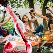 In-Bottle Wine Aerator Pourer Spout with Decanter Flow - Multi-angle profile view