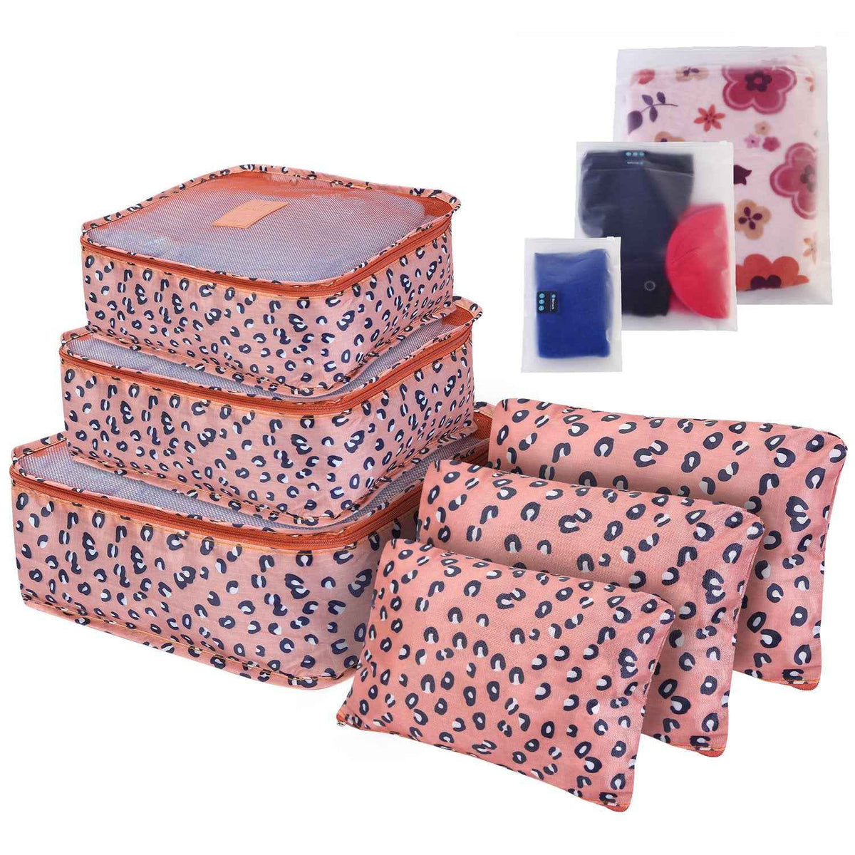 Water-Resistant Travel Luggage Packing Cubes (9-Piece Set)