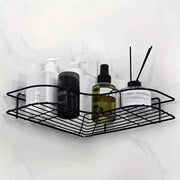 Wall-Mounted Corner Shower Caddy & Bathroom Storage Shelf (No Drilling)
