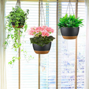 4-Pack Self-Watering Hanging Planters