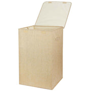 Foldable Laundry Hamper with Lid and Handles