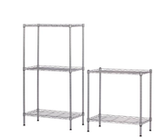 Adjustable Carbon Steel Kitchen Storage Rack (Floor-Standing)