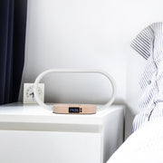 Modern Bedside Touch Control Table Lamp with Digital - Installation and setup perspective