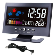 LED Digital Alarm Clock with Snooze, Calendar, - Close-up material and construction