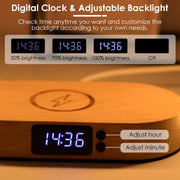 Modern Bedside Touch Control Table Lamp with Digital - Included accessories and packaging