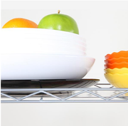 Adjustable Carbon Steel Kitchen Storage Rack (Floor-Standing)
