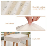 4-Pack Waterproof Dining Chair Seat Slipcovers