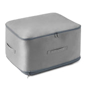 Foldable Large Comforter & Blanket Storage Bag with Dual Zippers